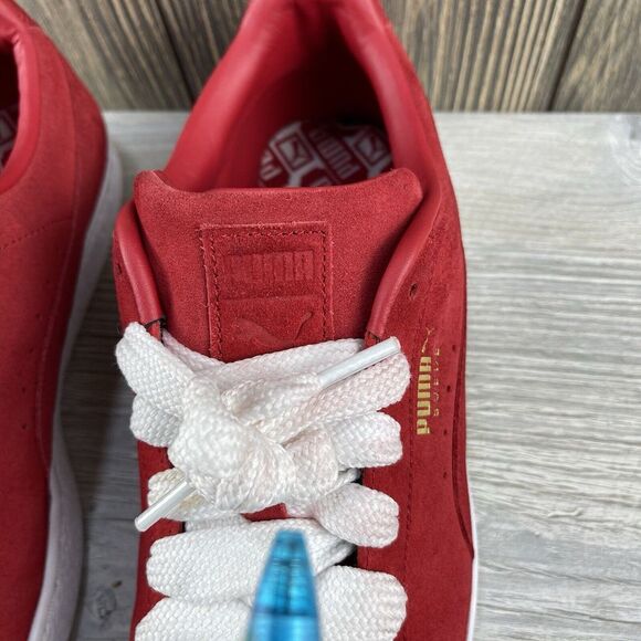 Puma Suede Classic Tones Lace Up  Mens Red Sneakers Casual Shoes 38955002 Sz: 9 - Picture 15 of 16